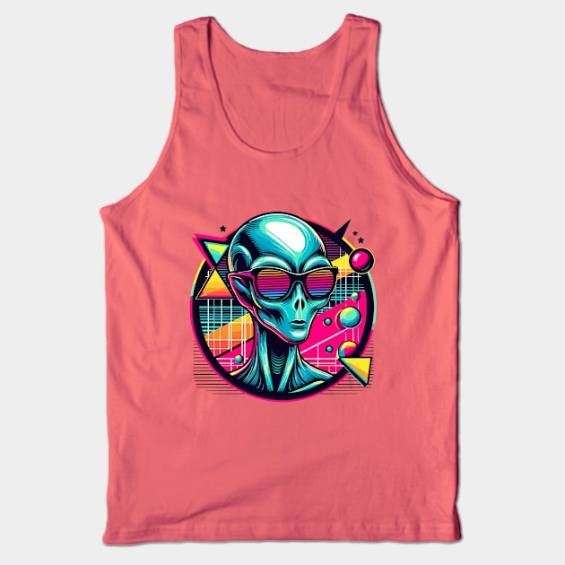 Alien Tank Top by The Design Deck